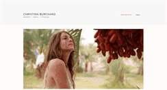 Desktop Screenshot of christinaburchard.com